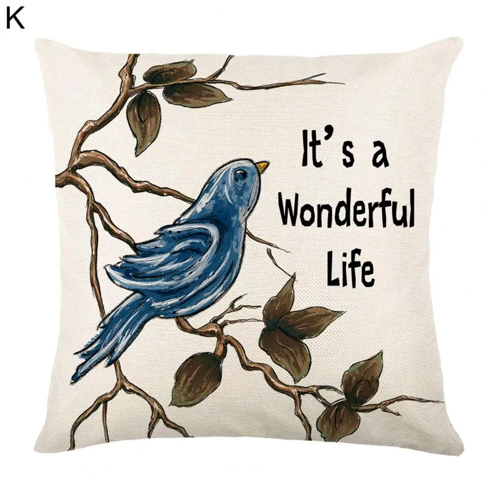 

Pillowcase Convenient Easy to Clean Eye-catching for Daily Life Throw Pillow Cover Christmas Pillowcase
