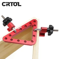 crtol aluminum alloy corner clamp 160mm 90 degree right angle clamp splicing board positioning panel fixed clip woodworking
