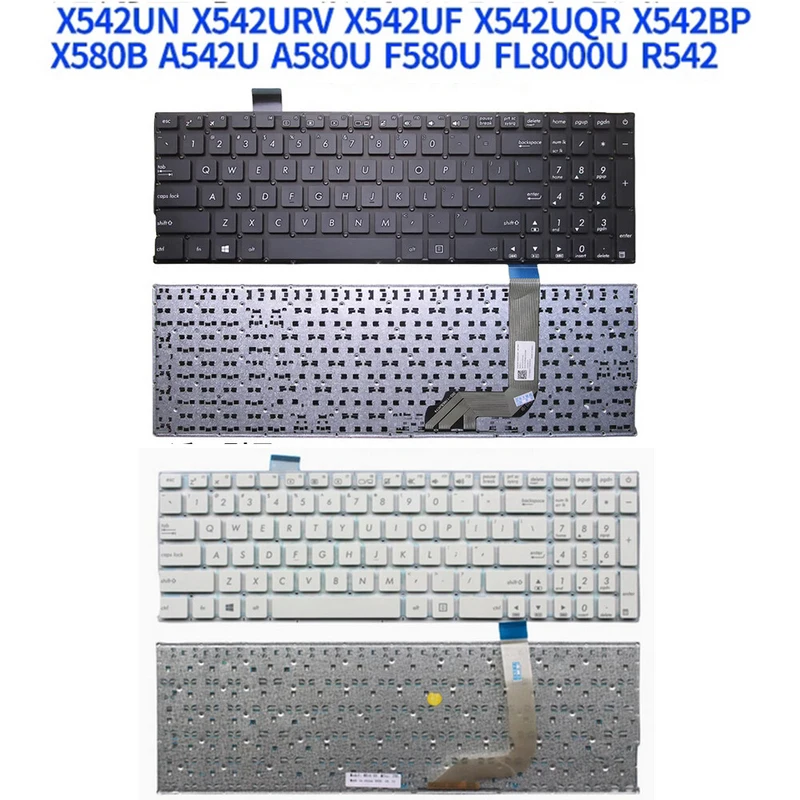 Фото Клавиатура для ноутбуков ASUS X542UN, X542UF, K542, A542, FL8000U, UA, UQ, A580U, F580U, X580 №1