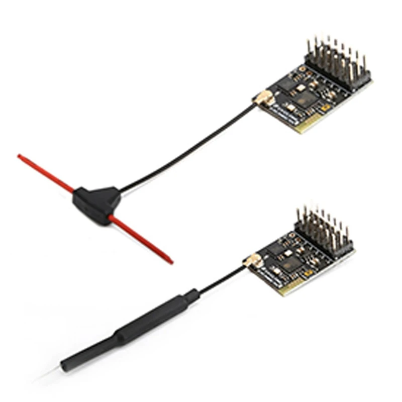 Для циклонного ELRS 2 4G PWM приемника 7CH Expresslrs RX 2400RX PWM/CRSF черный для RC FPV дрона
