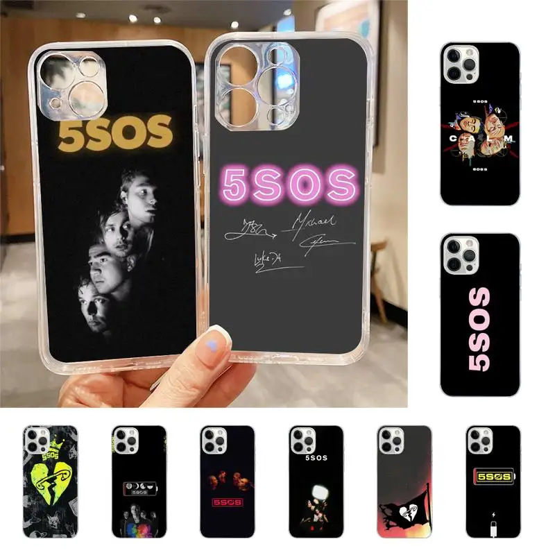 

5 S-Seconds Of Summers Phone Case For Iphone 7 8 Plus X Xr Xs 11 12 13 Se2020 Mini Mobile Iphones 14 Pro Max Case