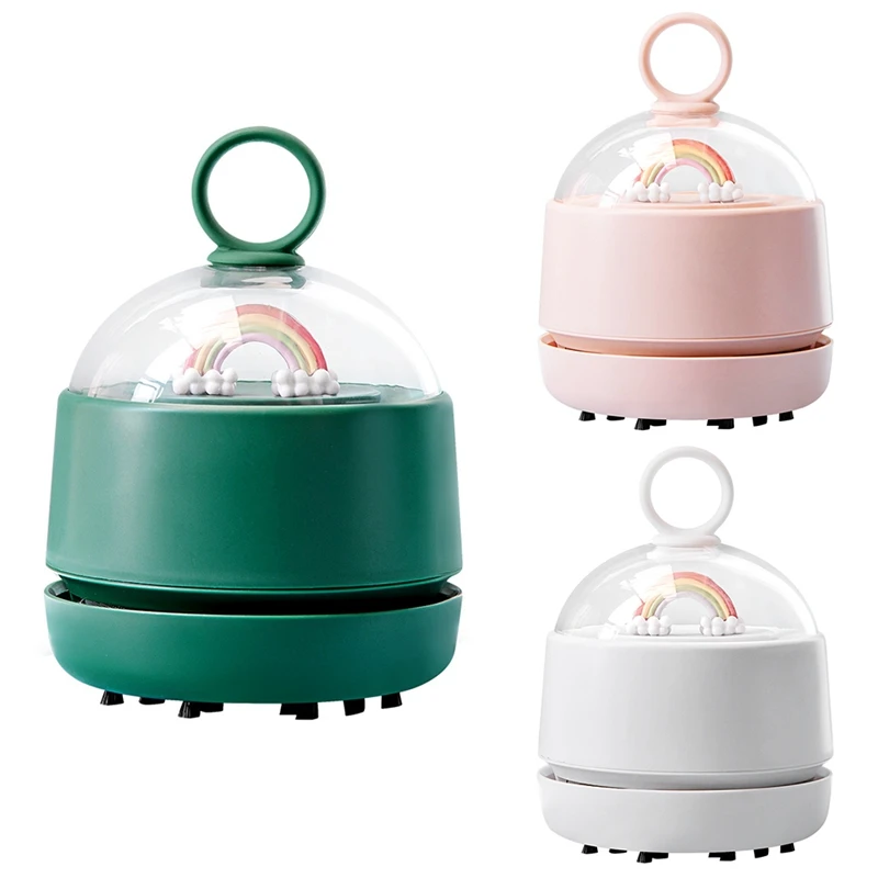 

Desktop Vacuum Cleaner, 800Mah Portable Mini Table Dust Sweeper, Handheld Cordless Table Vacuum Clean