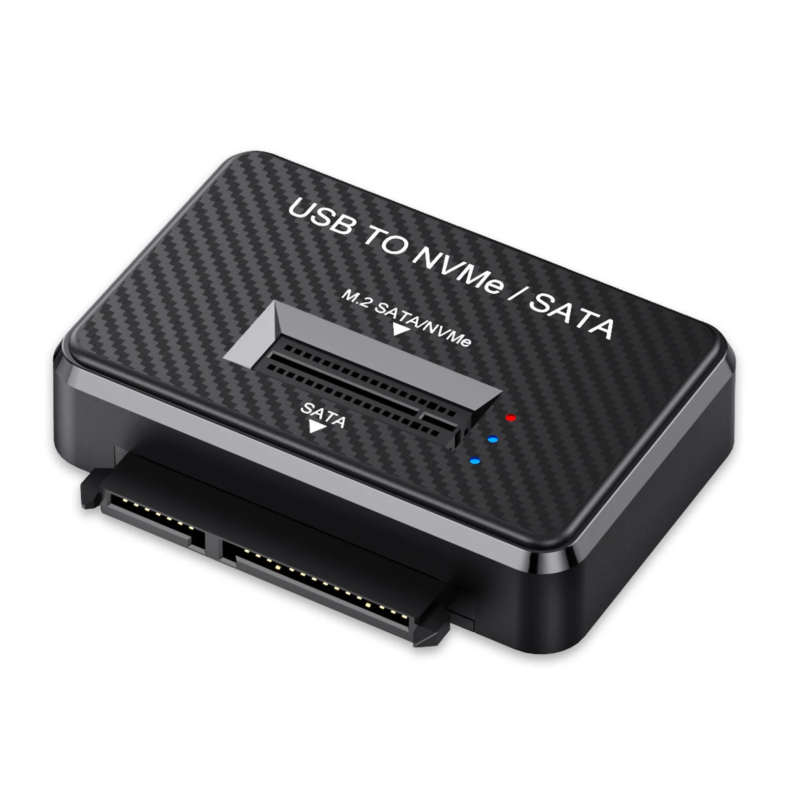 Фото USB-M.2 NVMe SATA SSD-считыватель/кардридер M.2-USB C 3.1 Адаптер для чтения/записи для M2 SSD M Key и B+M Key Жесткие диски №1