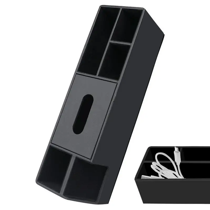 

For Vechiel Model 3Y Car Mobile Phone Storage Box Front Seat Car Organizer Dashboard Pocket Holder Auto Interior Accessories