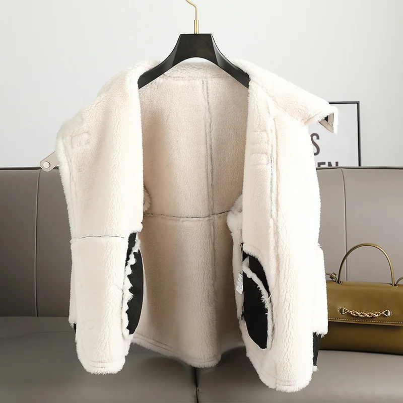 Женское роскошное пальто PUDI из натуральной шерсти зимняя женская куртка с