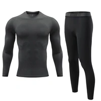winter thermal underwear men warm base layer kids thermal shirt bottom compression tights sportswear workout set track suit