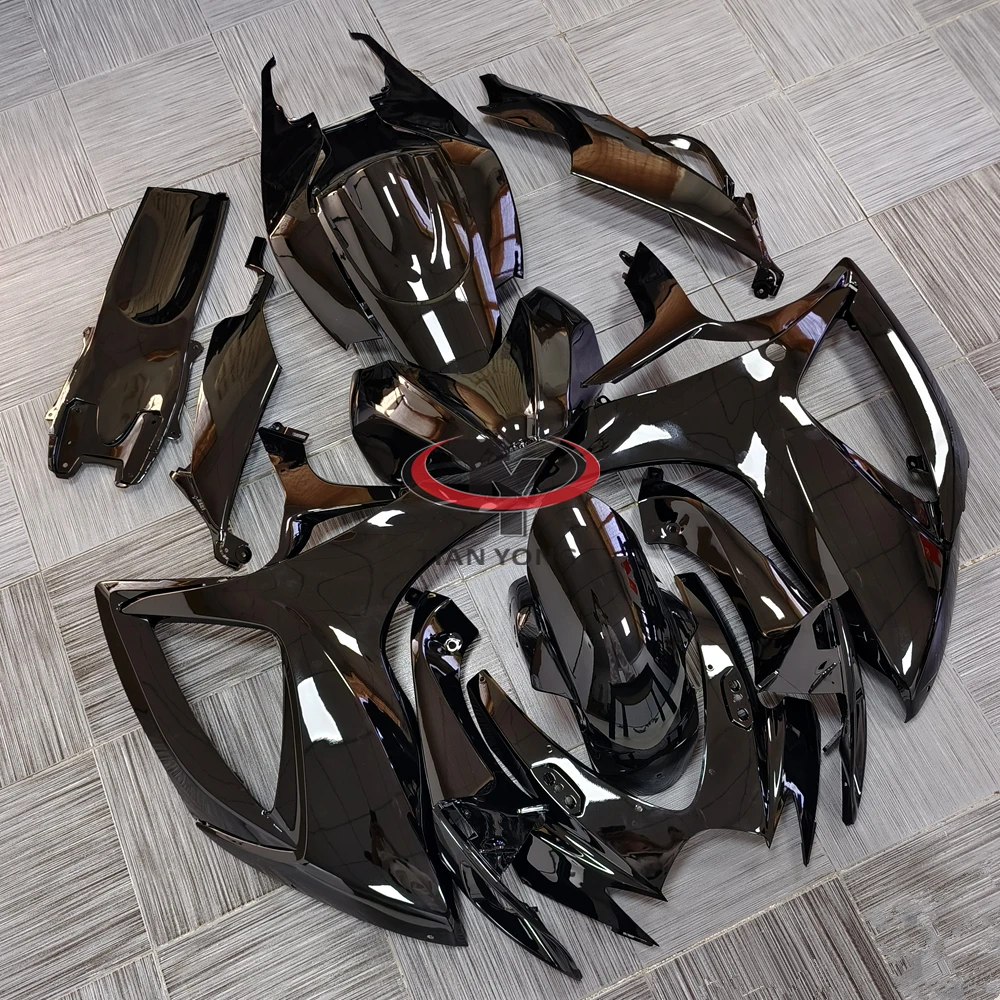 

Мотоцикл для Suzuki GSXR600 GSXR750 GSXR 600 750 GSX R K6 2006-2007 полный комплект обтекателей яркий черный корпус
