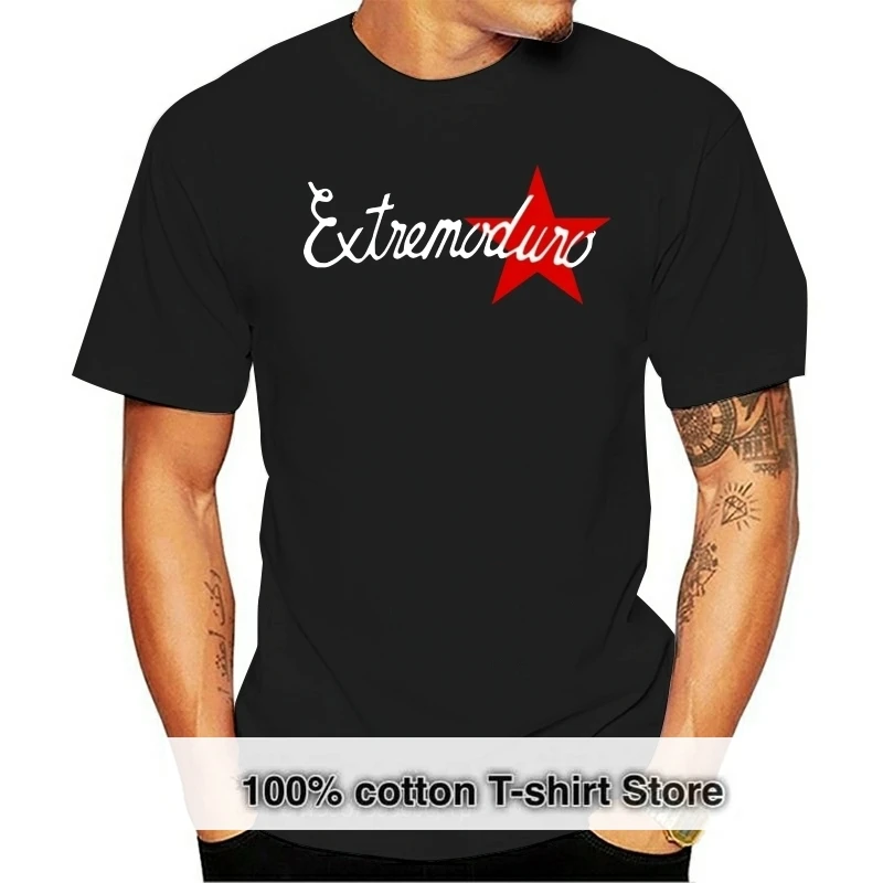 

Camiseta Negra Extremoduro Logo Hombre Talla S M L Xl Xxl 100% Algodón Summer Style Tee Shirt