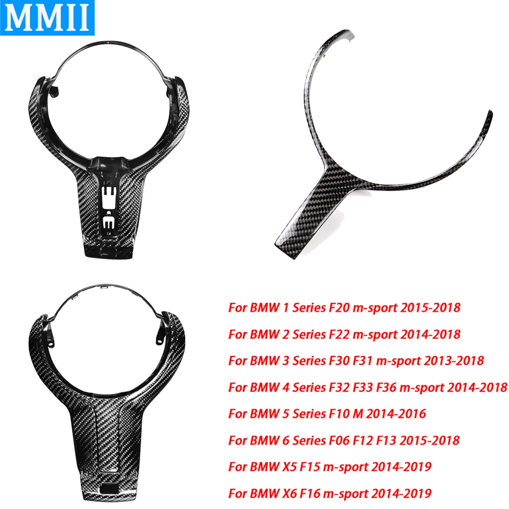 

Для BMW 1 2 3 4 5 серий F20 F22 F30 F31 F32 F33 F36 F10 6 F06 F12 F13 X5 F15 X6 F16 настоящая углеволоконная замена руля T-образной формы