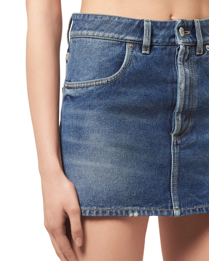 

126270 роскошная дизайнерская одежда, модная классическая модная Потертая джинсовая юбка 22, лето