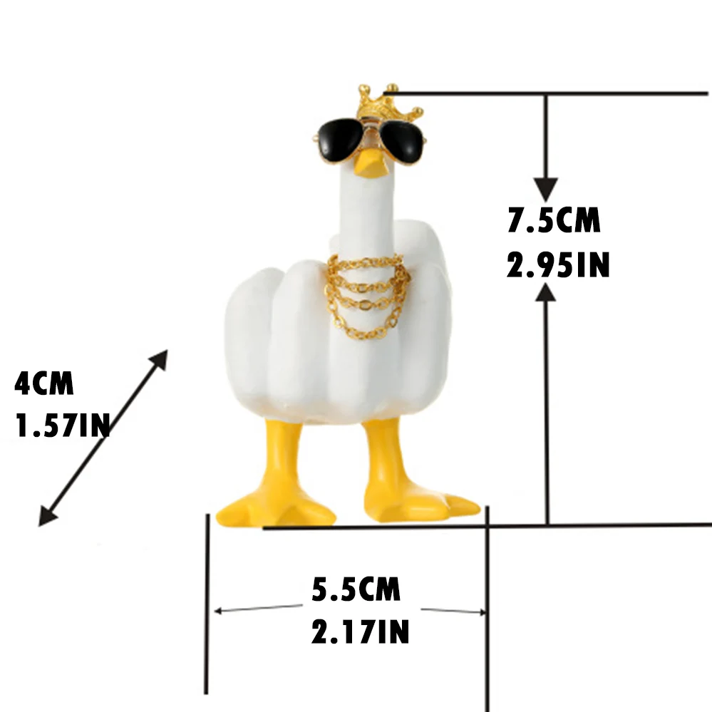 Креативная статуя среднего пальца из смолы украшение для дома забавная