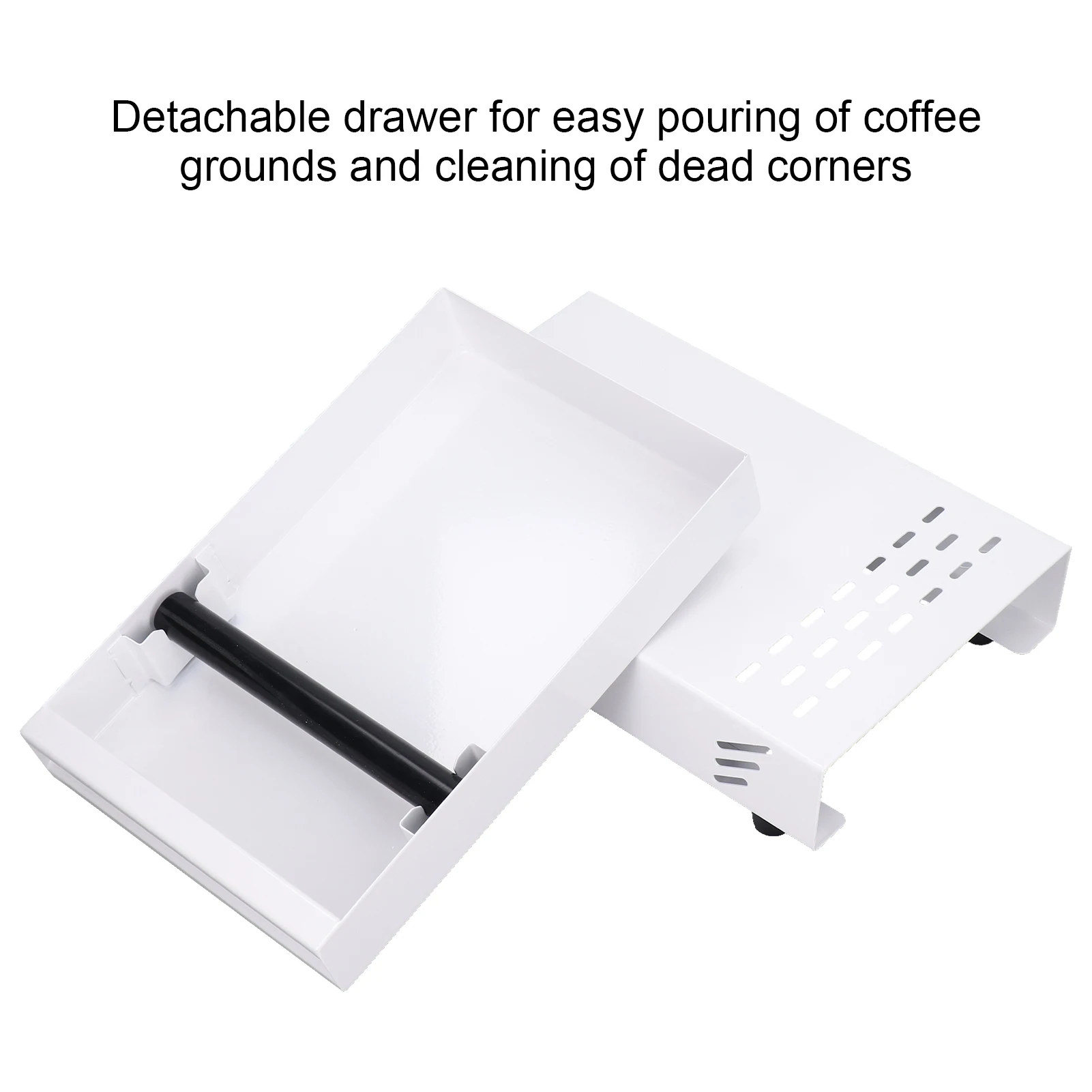 Кофейный выдвижной ящик контейнер из нержавеющей стали утолщенный кофейный для