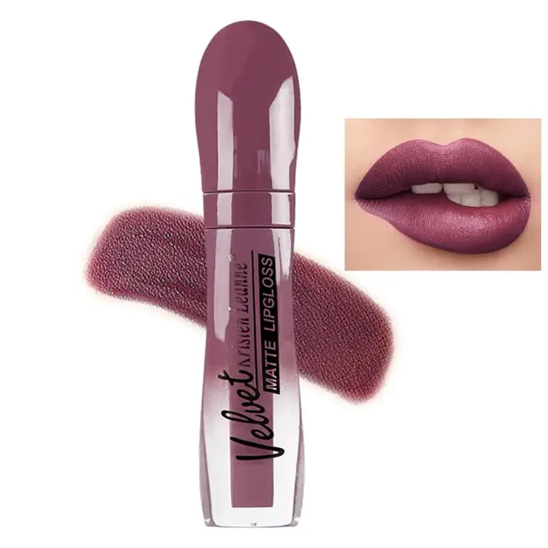 Сексуальный бархатный матовый блеск для губ водостойкий антипригарный