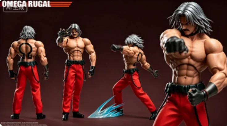 Фото В наличии: Оригинальная коллекционная фигурка SNK Tunshi Studio 1/12 TS-016 King of Fighters 95 Люкар, подарок для коллекционеров №2