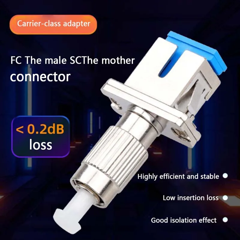 

FC-SC одномодовый соединитель, гибридный конвертер, оптоволоконный адаптер для FC «папа»-«мама», оптоволоконный адаптер