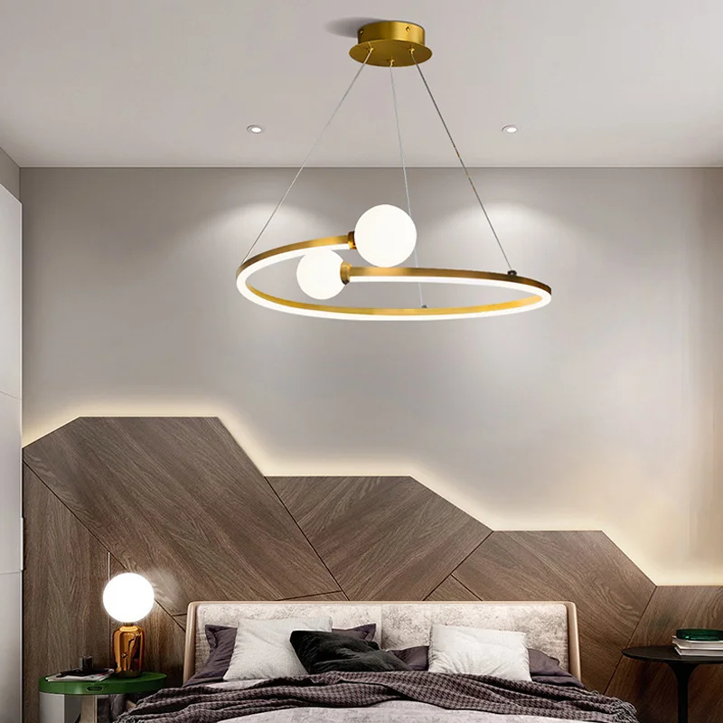 

Ring Art Chandelier For Living Room Lamparas Colgantes Para Techo Lustres Sala Jantar Lampadari Hanglamp Pendant Lights