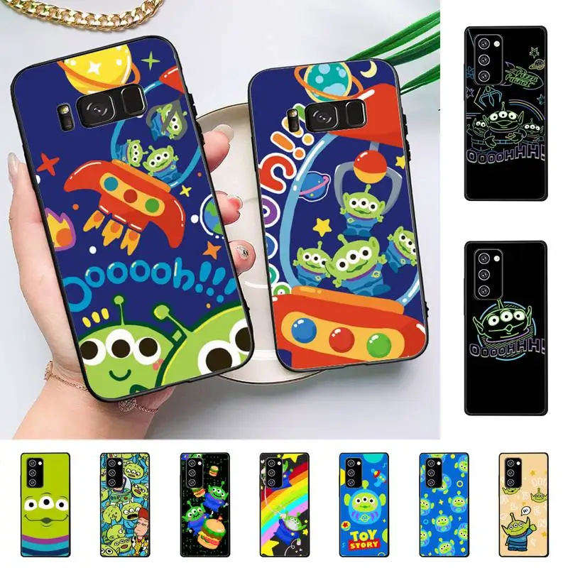 

Disney Cute Cartoon Toy Story Alien Phone Case for Samsung Note 20 Ultra 10 pro lite plus 9 8 5 4 3 M 30s 11 51 31 31s 20 A7