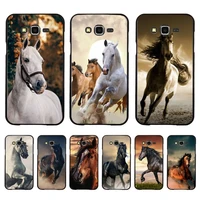 horse animal painting pattern phone case for samsung galaxy j 4plus j6 j5 j72016 j7prime cover for j7core j6plus back coque