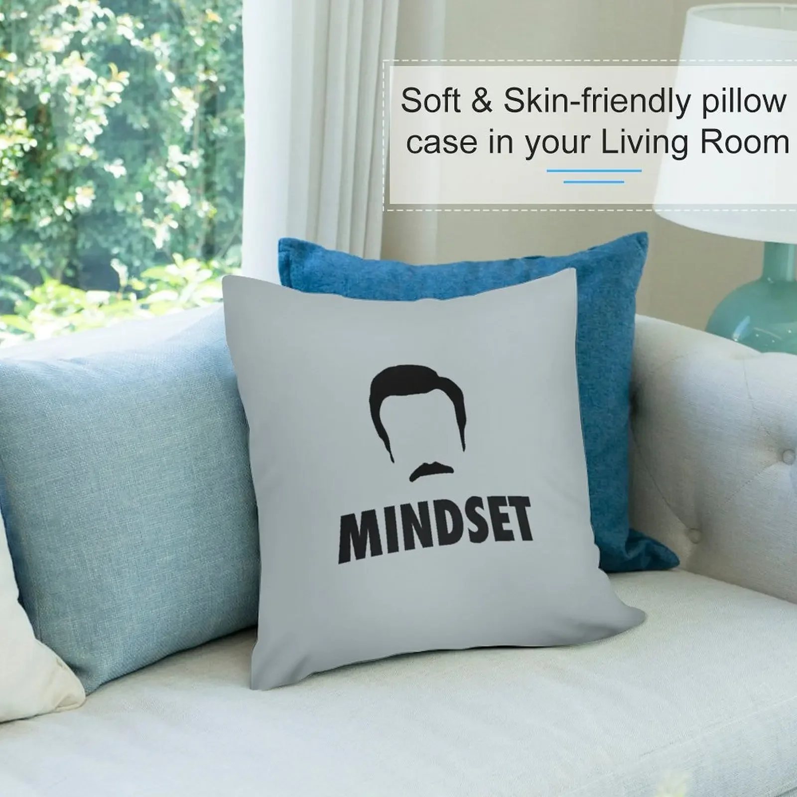 Классическая декоративная подушка Positive Mindset роскошная наволочка чехол для