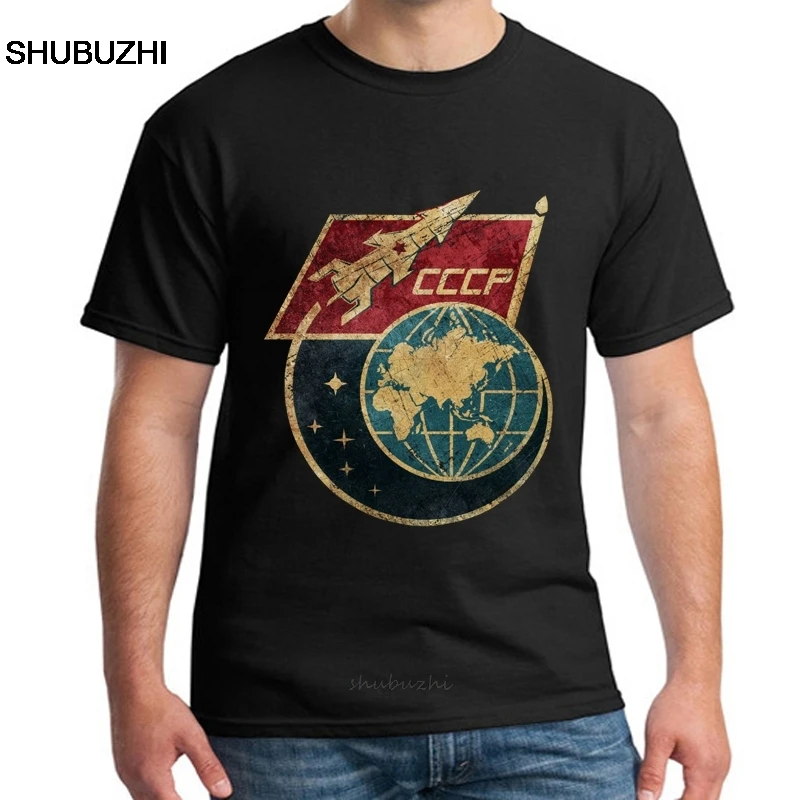 Новая винтажная футболка Россия CCCP Юрий Гагарин мужская групповая команда