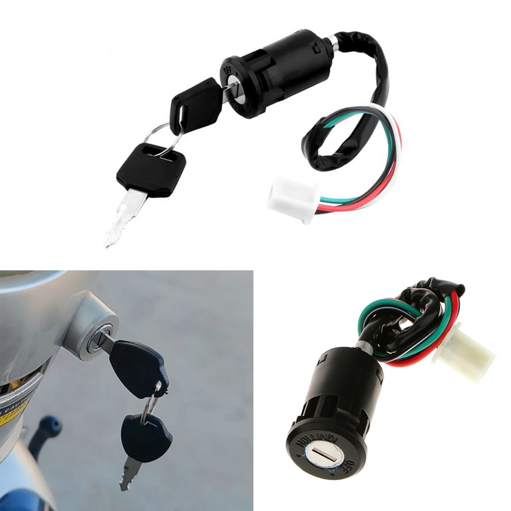 

1 комплект переключатель ключа зажигания мотоцикла для Honda/Quad для Suzuki скутера ATV Аксессуары для мотоцикла Переключатель зажигания с ключом