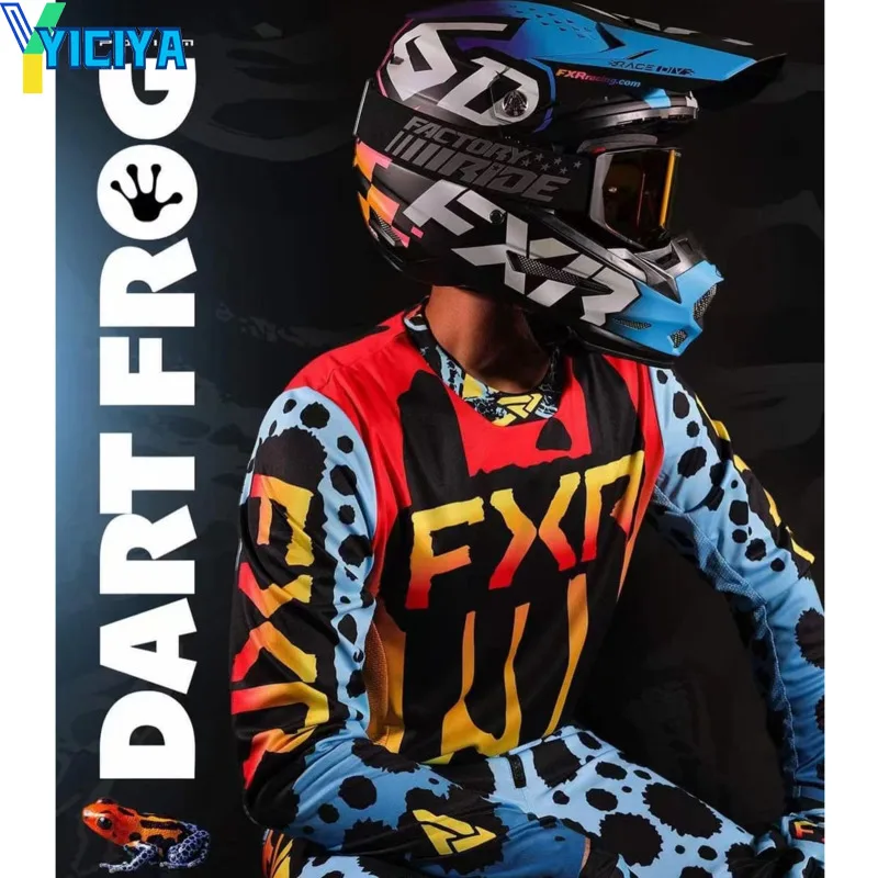 

YICIYA FXR23 New Toad Riding Off road Motorcycle Men's and Women's MV Motocross Gear Set Dirt Bike Jersey And Pant Off Road Set