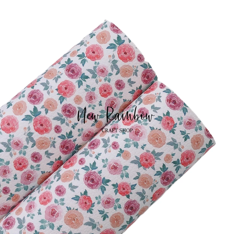 Банты для волос серьги и поделки из искусственной кожи Радуга 30x22 см/A4