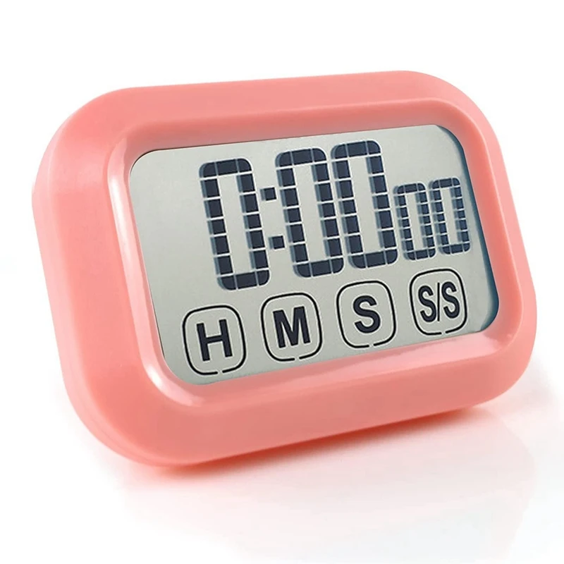 

Digital Kitchen Timer Press Screen For Cooking,Magnetic Countdown Count Up Timer,LED Display Large Digits Timer