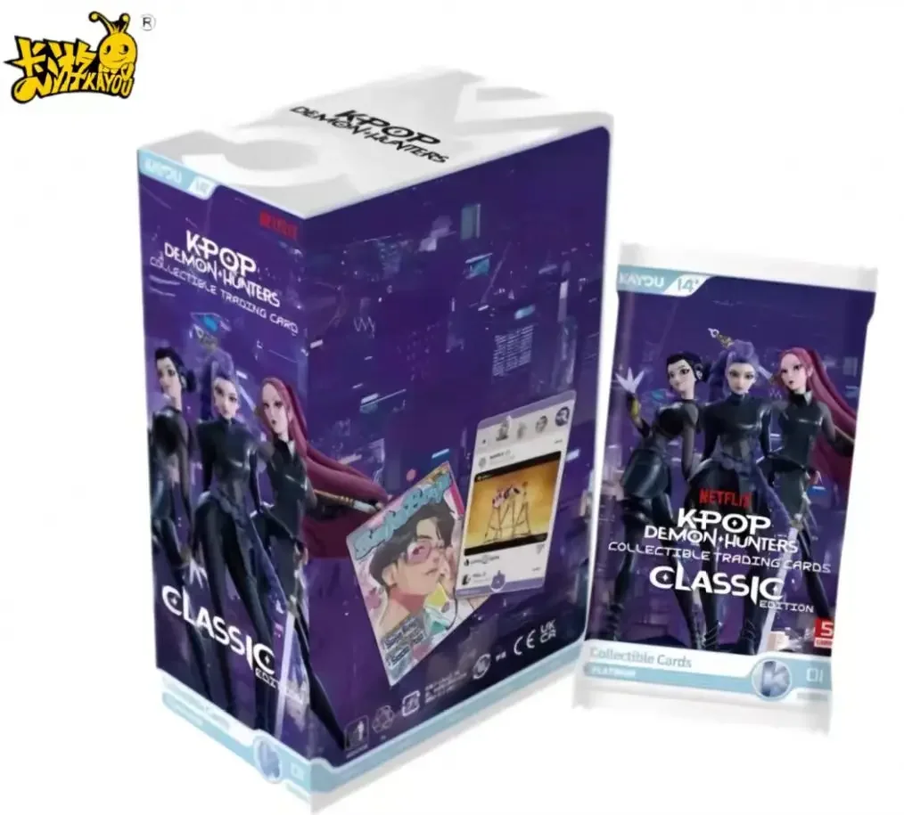 Фото Коллекционные карточки Kayou Kpop Demon Hunters Classic Edition: Редкие фольгированные карточки с персонажами аниме-девушками (Руми, Мира, Зои) – игрушки и подарки №2