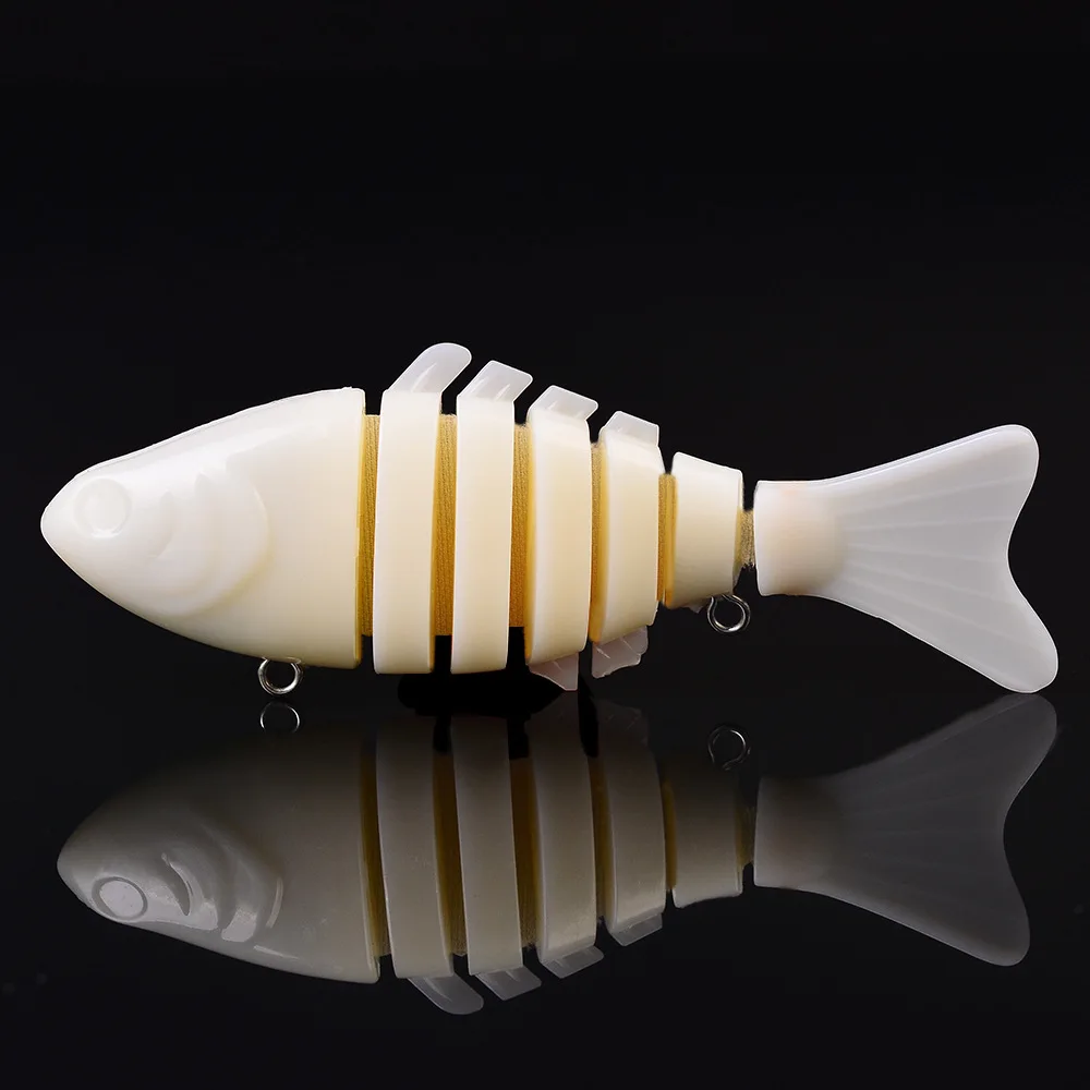 

10cm Luya bait plastic hard bait 7 multi section fish embryo wholesale Luya body false bait