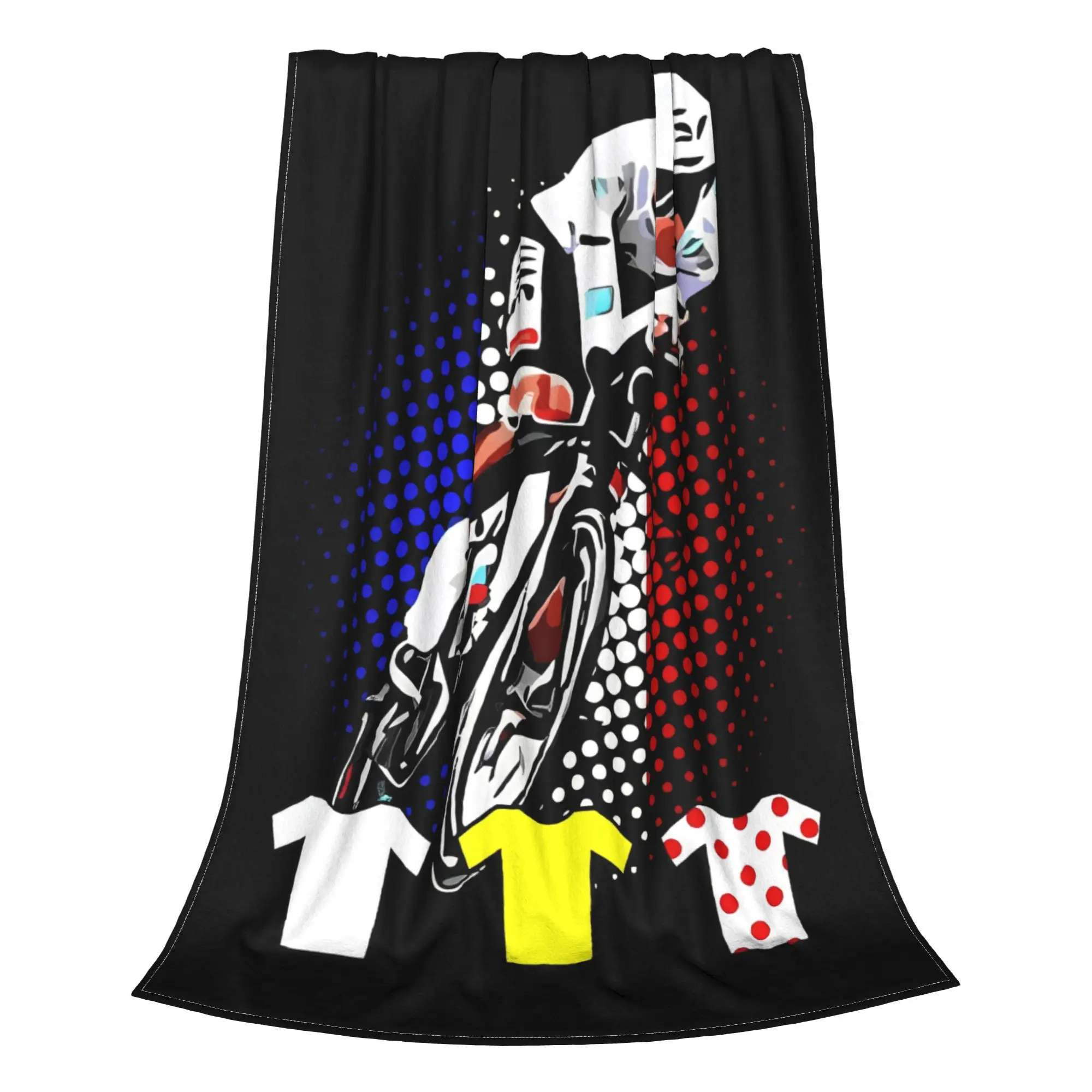 Плюшевое одеяло для дивана велосипеда все сезоны