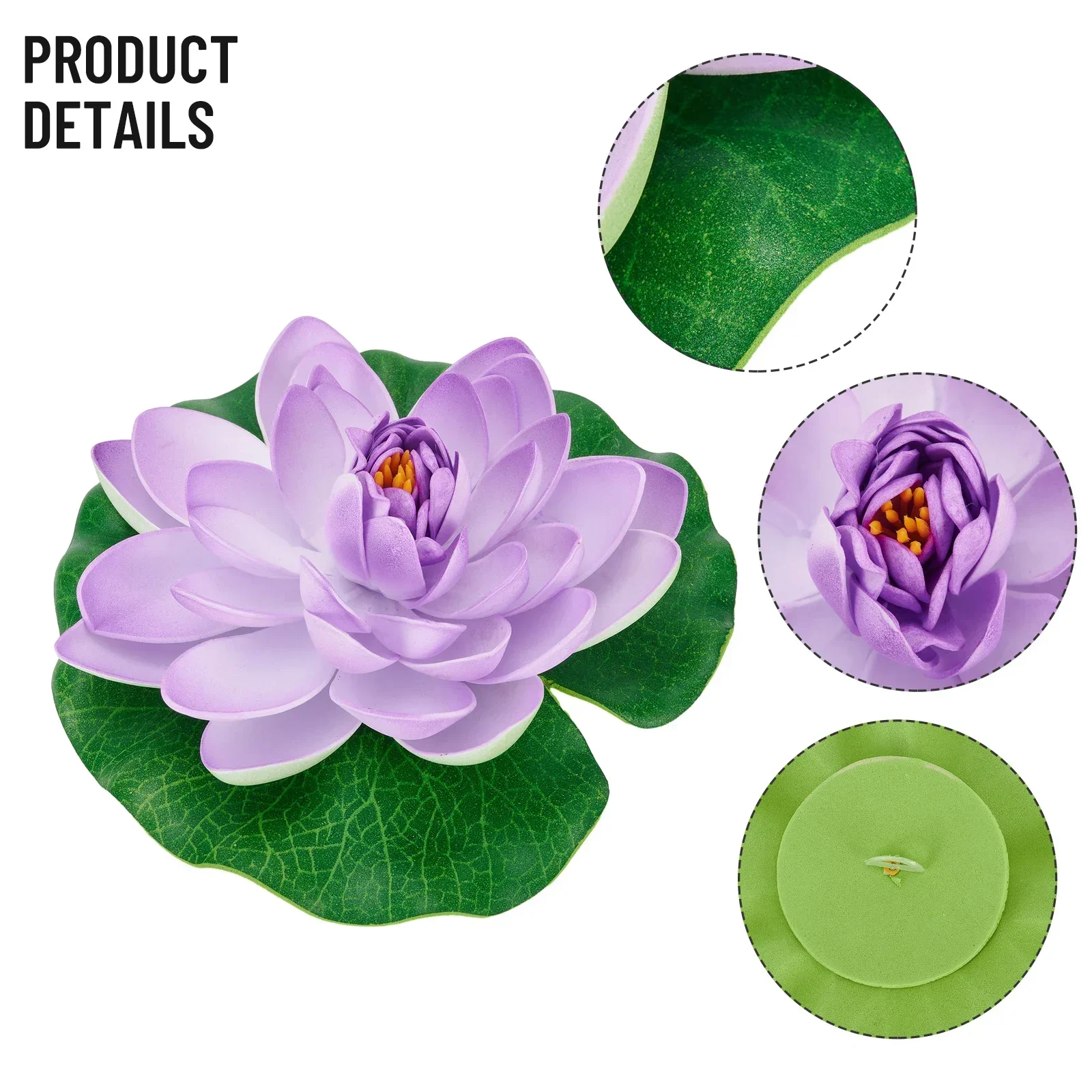Плавающий Лотос Водяная Лилия Пластиковый Ставок Аквариум Декор Моделирование