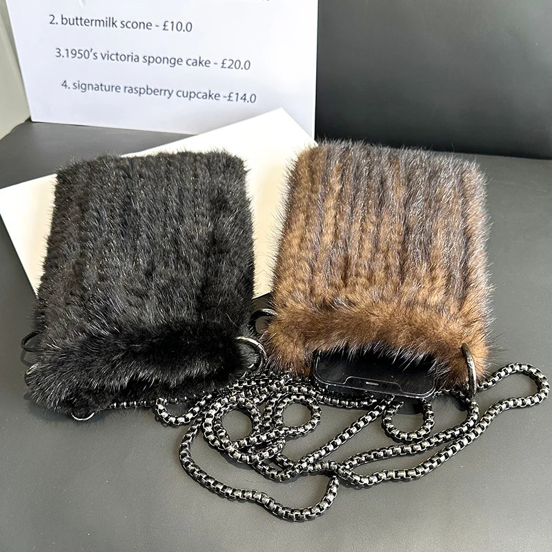 100% сумка из натурального меха норки сумки через плечо для женщин на осень и зиму