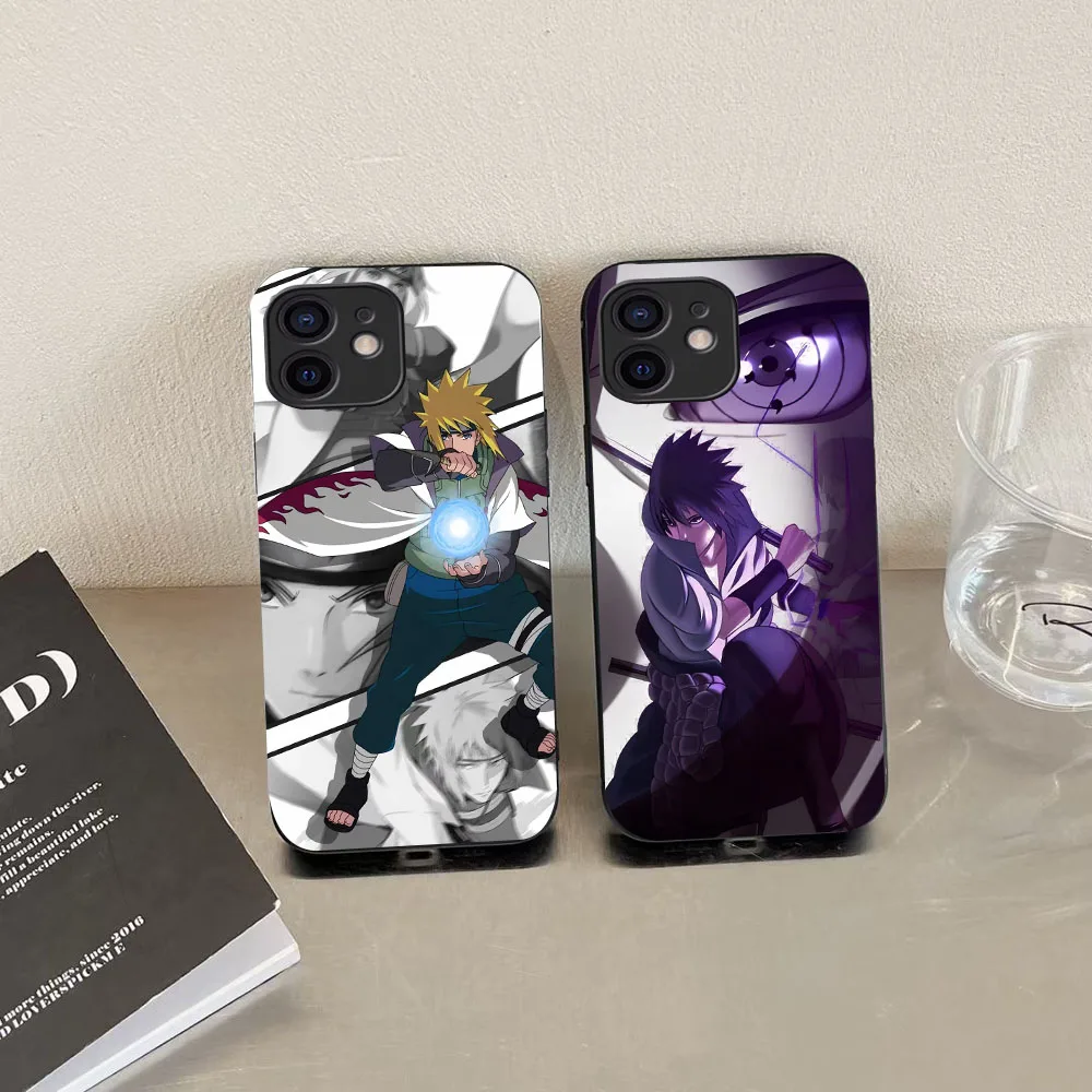 WRA-18 Narutos Черный гибкий чехол из ТПУ для Moto G9 10 20 22 30 31 40 41 42 50 51 52 60 71 100 Plus Power