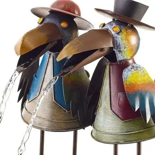 

Полимерные поделки Toucan, 1 шт., водяной фонтан, декоративное садовое украшение, уличная декоративная ворона, водные фонтаны, интерьерное иску...