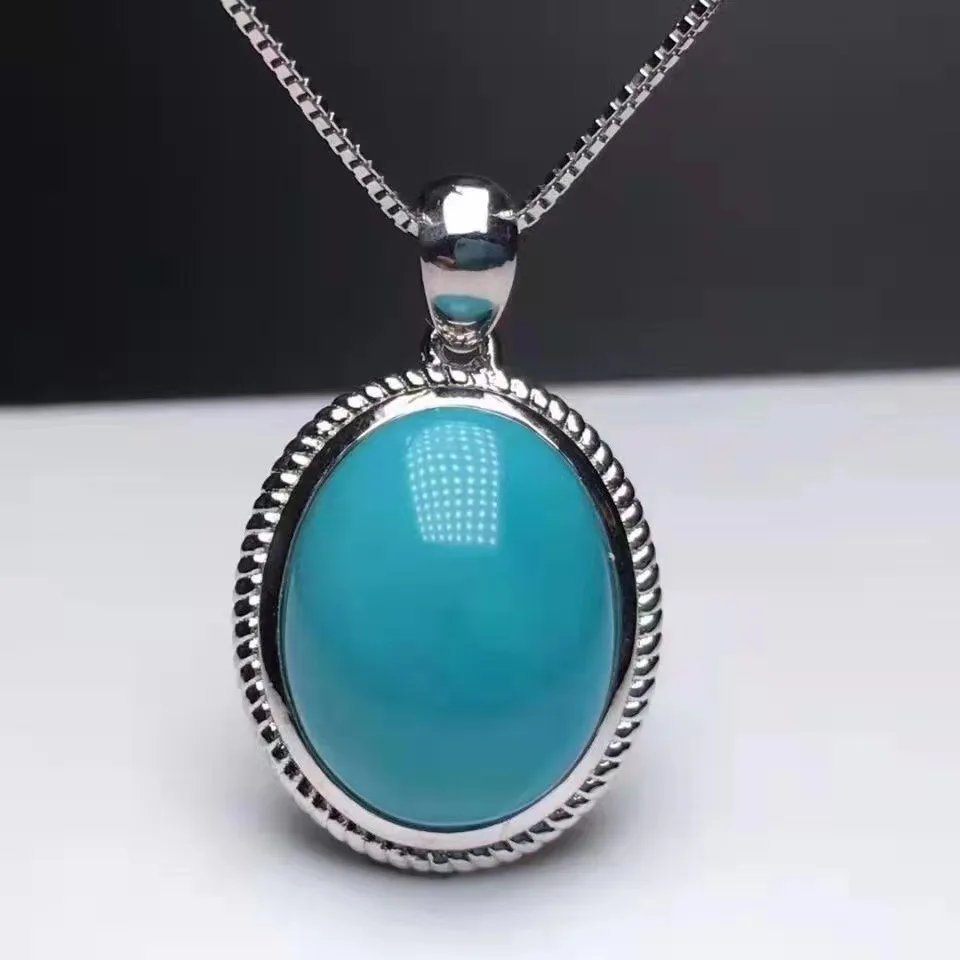 

New Retro Style Turquoise Pendant Men and Women Domineering Fashion Necklace Jewelry Accessories
