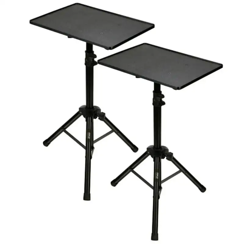 

Laptop Projector Tripod Stand - 2 Pcs Computer, Book, DJ Equipment Holder Mount