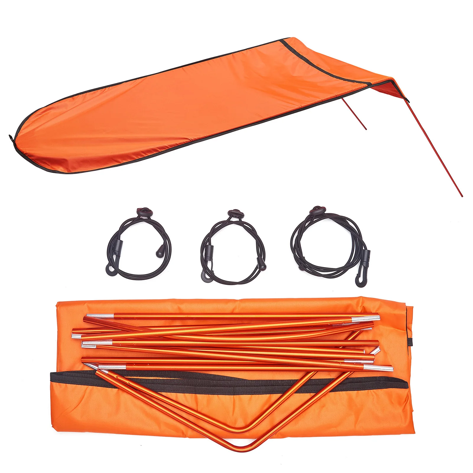 

Boat Kayak Sun Shade Waterproof Boat Sun Shade Kayak Canopy With Storage Bag Awning Top Cover Beach Gear Kayak Accessories