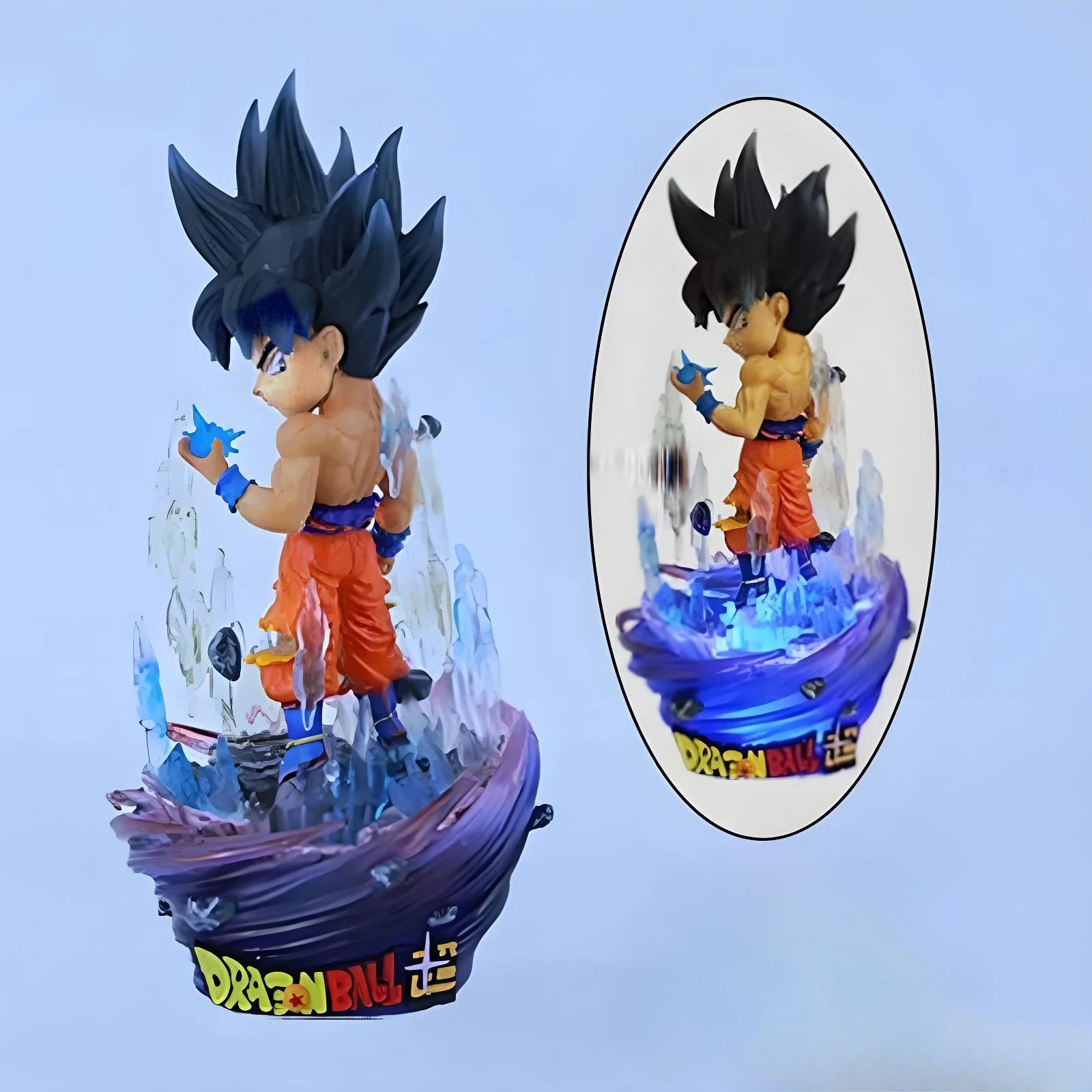 Фото Dragon Ball Son Goku Ultra Instinct Migatte No Gokui Периферийная модель Статуя Настольные украшения Рождественские подарки Игрушки №5