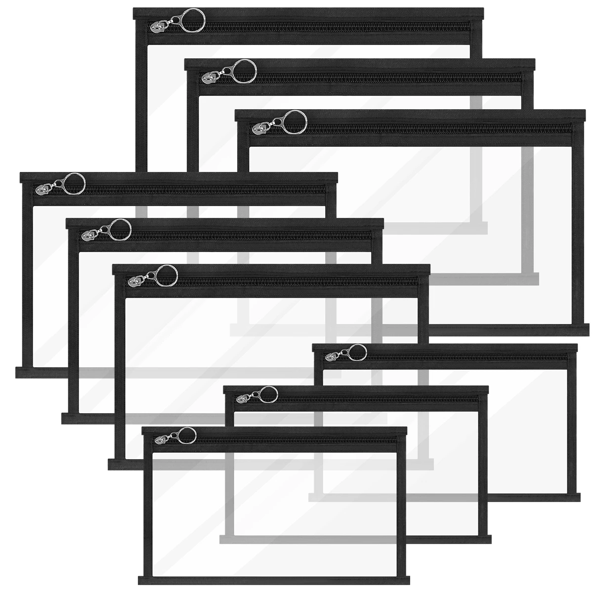 

9 шт., водонепроницаемые Прозрачные органайзеры из ПВХ