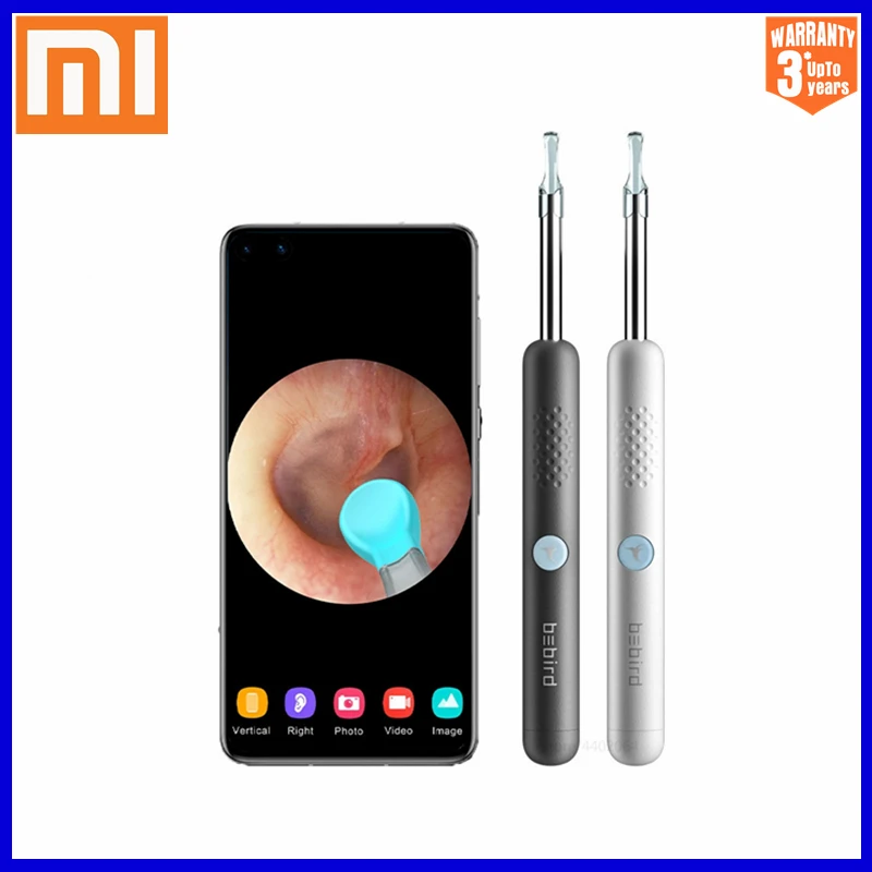 

Умные визуальные наушники Xiaomi Youpin, 300 Вт, высокоточный эндоскоп, инструмент для сбора ушей, перезаряжаемый детский набор инструментов для сб...