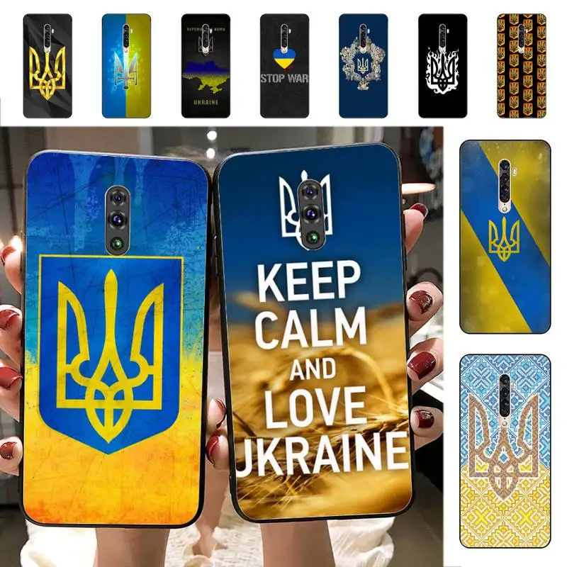 

Ukraine Flag Phone Case for Vivo Y91C Y11 17 19 17 67 81 Oppo A9 2020 Realme c3