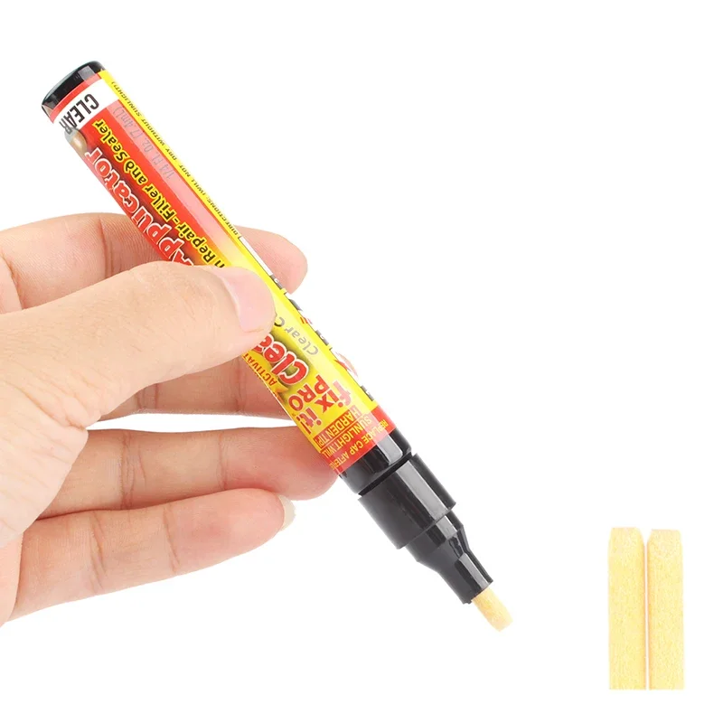 

Ручка-аппликатор для покраски автомобиля, портативная Нетоксичная ручка для ремонта царапин, 2 запасных наконечника