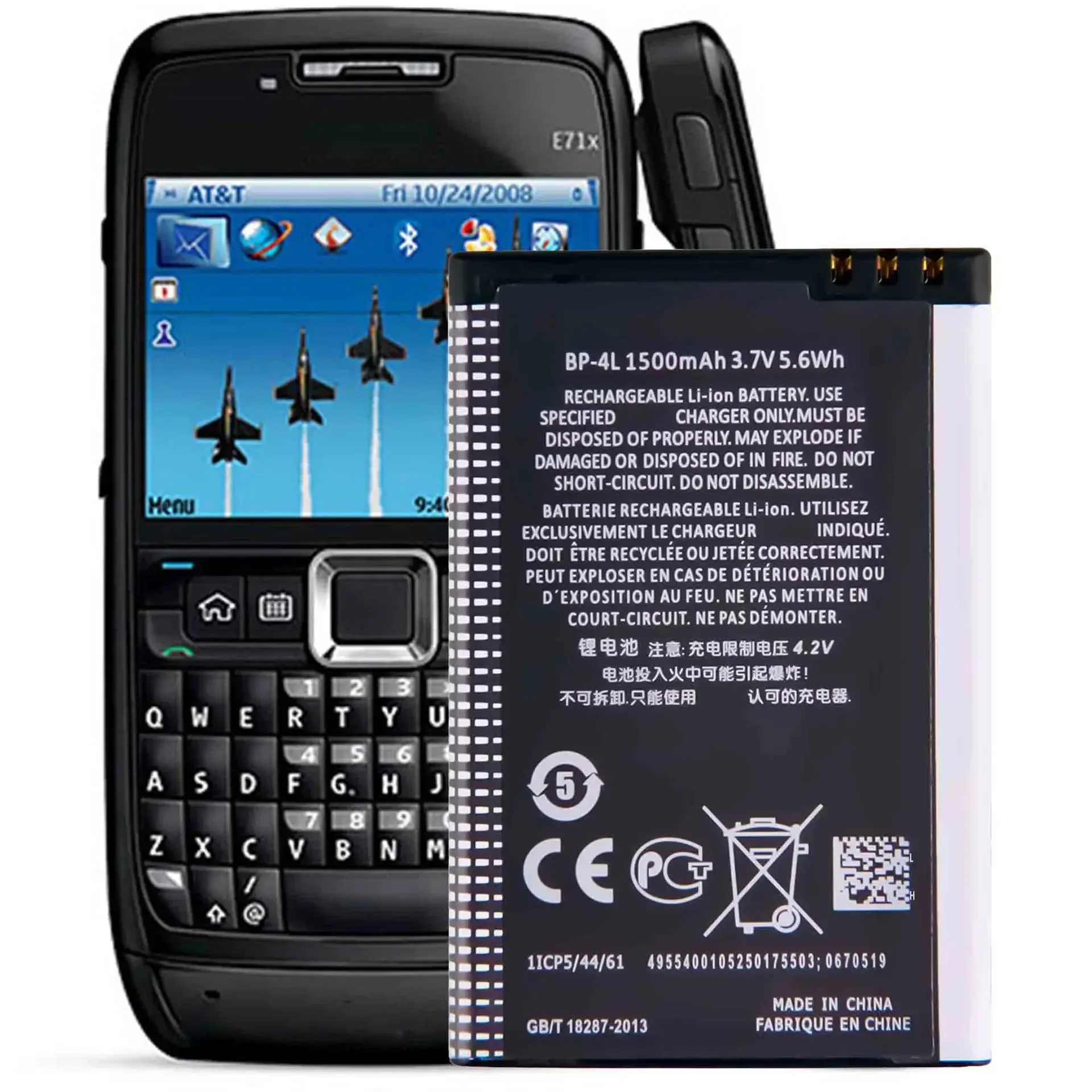 Высококачественная сменная батарея для Nokia E61i E63 E90 E71 N97 E71X N810 аккумуляторы
