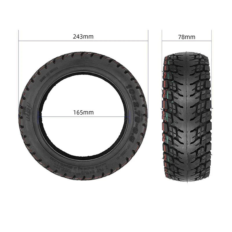 10 дюймов 10x6 5-2 70 самовосстанавливающаяся шина с Goo для электрических скутеров 10*6