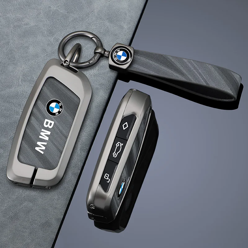 Кожаный чехол для дистанционного ключа из цинкового сплава BMW X7 U11 X1 G07 XM G09 i7 7