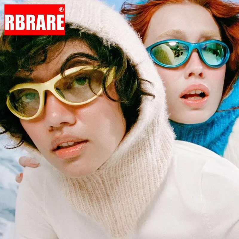

Новые механические солнцезащитные очки RBRARE в стиле панк Y2K Future, женские спортивные солнцезащитные очки для верховой езды, Миллениум, солнечные очки, женские солнцезащитные очки