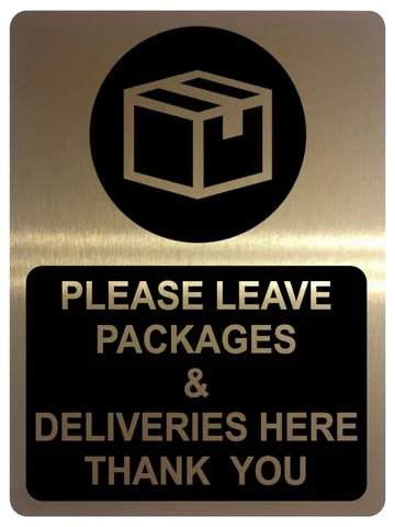 Индивидуальные упаковки и поставки, композитная алюминиевая доска, дверной знак, табличка, дверные буквы, посылка, дом