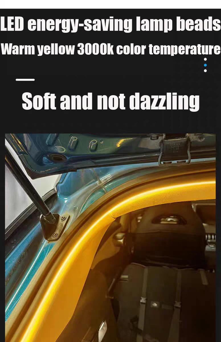 BYD ATTO3 оформление заднего вида атмосфера для багажника освещение видео и