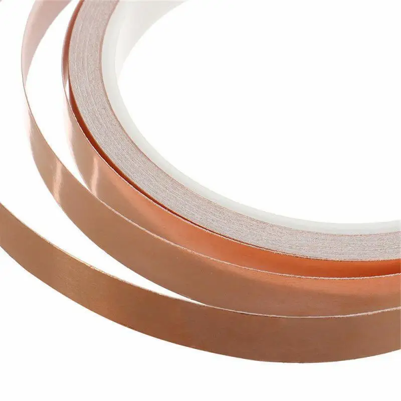20 m/10 m einseitiges leitfähiges Kupferfolienband, Maske, elektromagnetische Abschilde, beseitigt EMIAnti-Statisches Reparatur-Klebeband – Detail 5